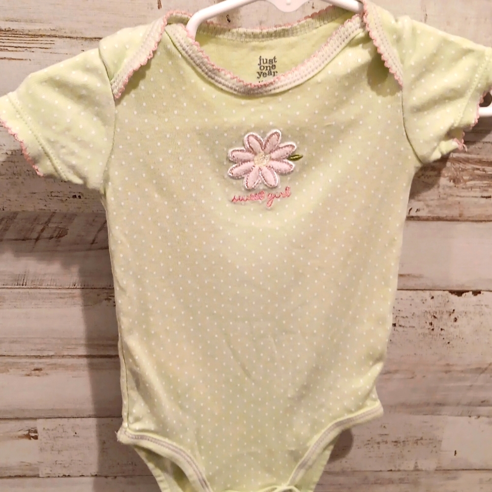 Just One Year by Carter's girls onesie.  Box 327